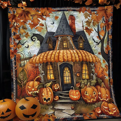 Pumpkin Trickster's Home WN1908068CL Quilt