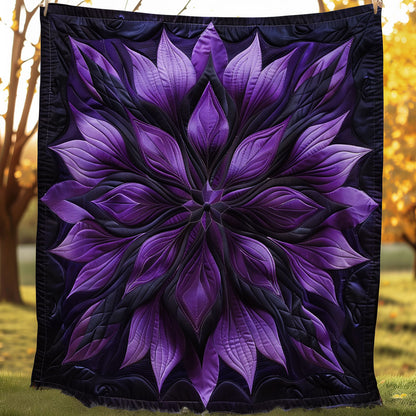 Purple Bloom Flower SR1608021CL Quilt