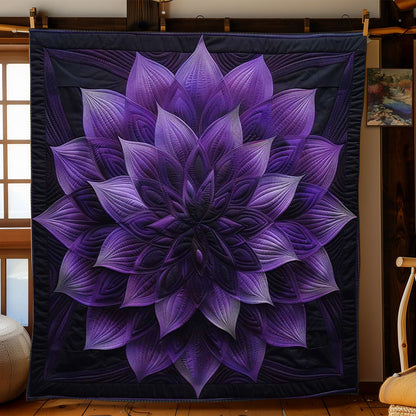 Purple Flower Horizon WN1908057CL Quilt