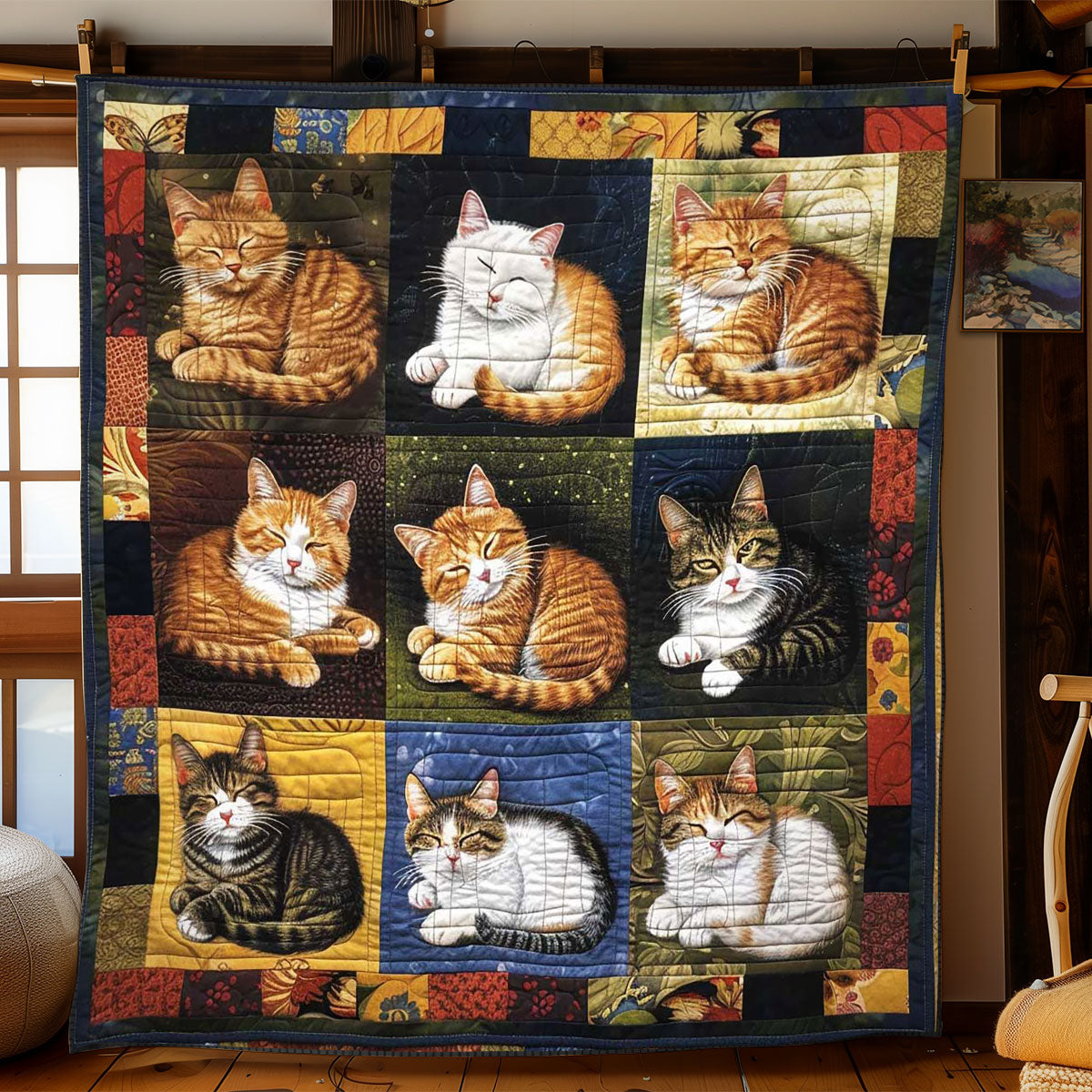 Purr Cat WN2108018CL Quilt