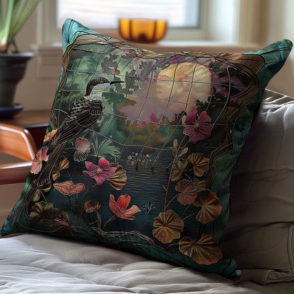 Humming Bird Cage WP2507043CL Quilt Pillow Case