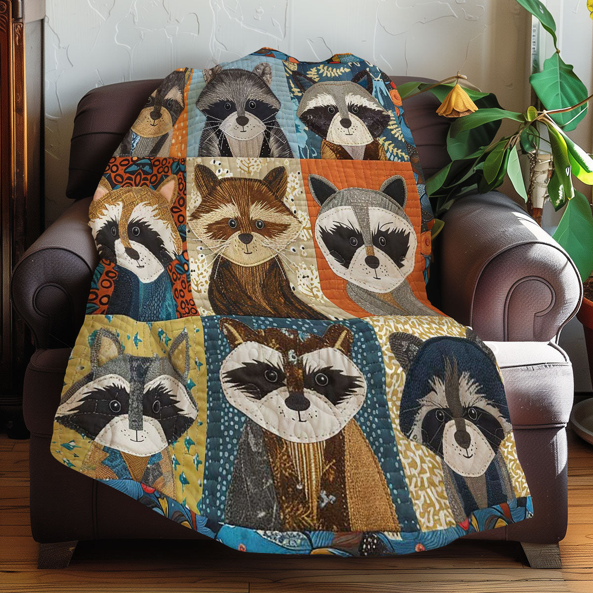 Raccoon Blissful Wrap WN0808111CL Quilt