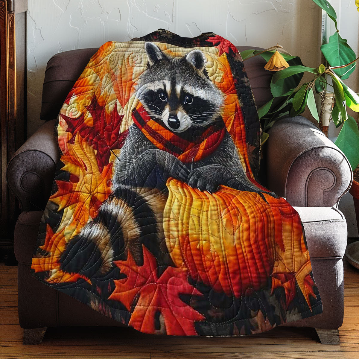 Raccoon Cozy Autumn WN0808064CL Quilt