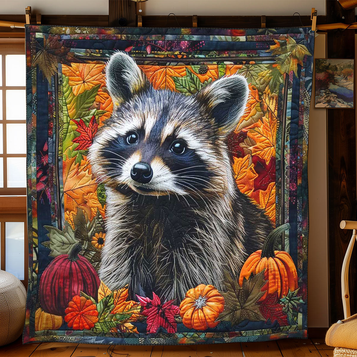 Raccoon Shadows WN1508058CL Quilt