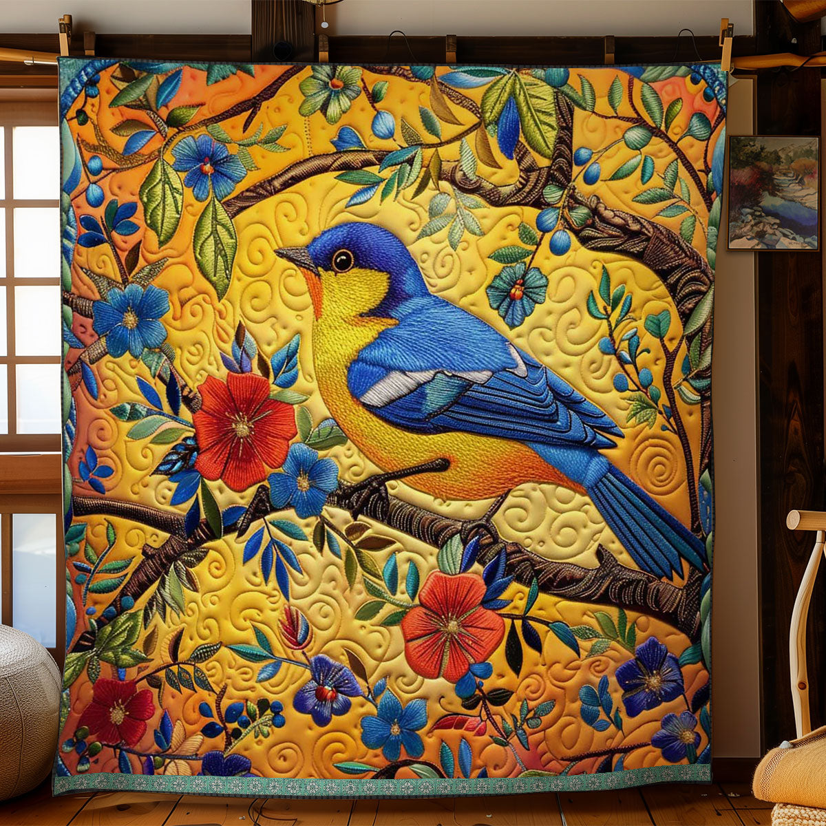 Radiant Bluebird WN0509042CL Quilt