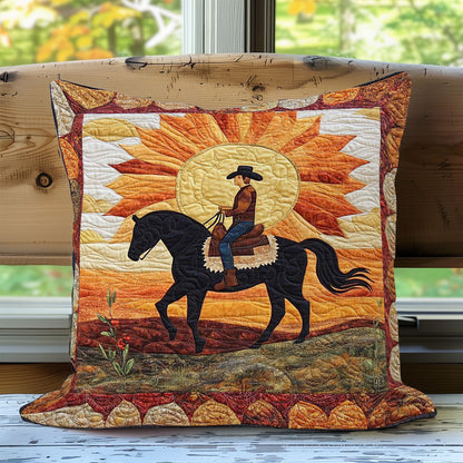 Radiant Sun Cowboy WN0108009CL Quilt Pillow Case