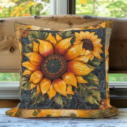 Radiant Sunflowers WN3007082CL Quilt Pillow Case