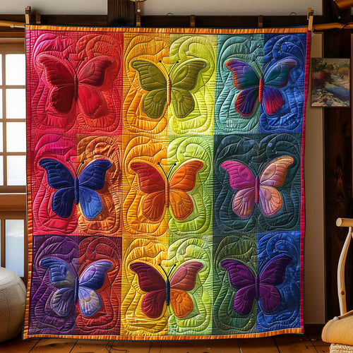 Rainbow Butterfly Dreams WN2408001CL Quilt