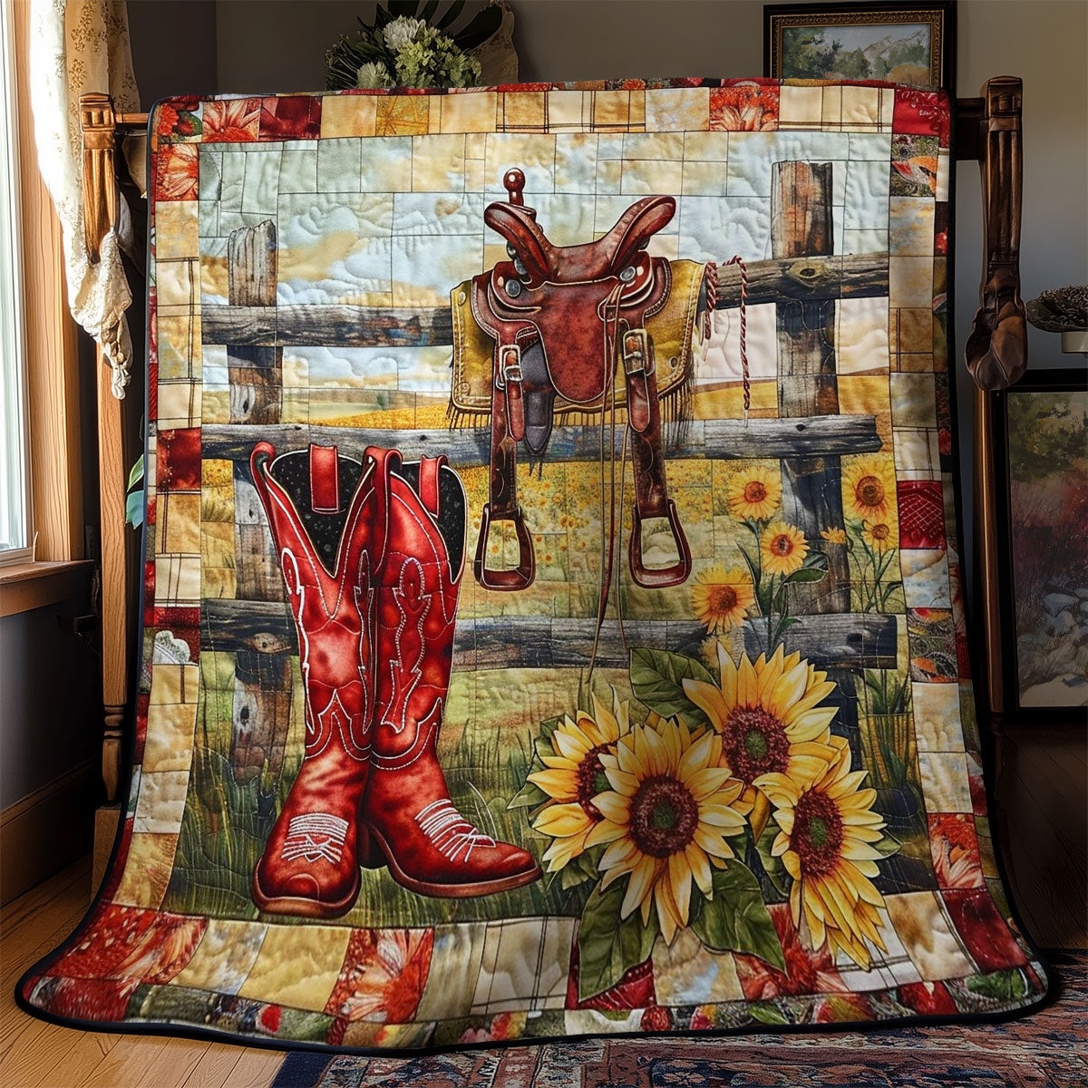 Red Boots WM2108004CL Quilt