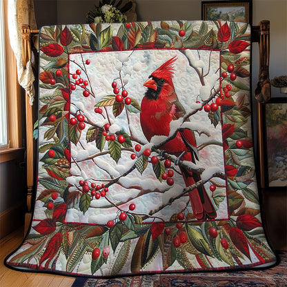Red Cardinal WM1608033CL Quilt