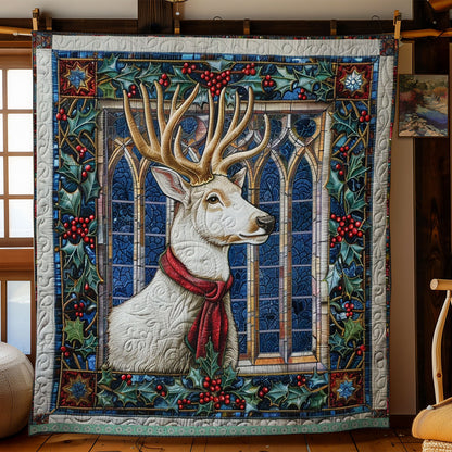 Red Scarf Deer Tales WN0909068CL Quilt