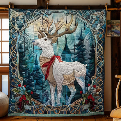 Red Scarf Deer Tales WN0909069CL Quilt