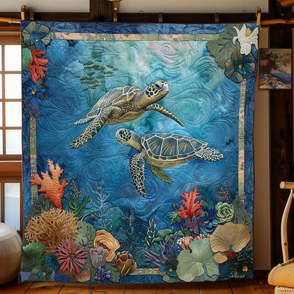 Reef Turtle Harmony WN1008017CL Quilt