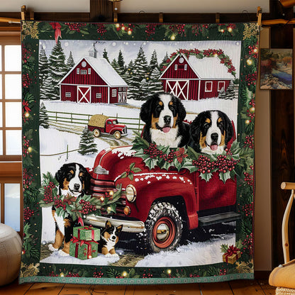 Santa's Bernese Truck WN3008025CL Quilt