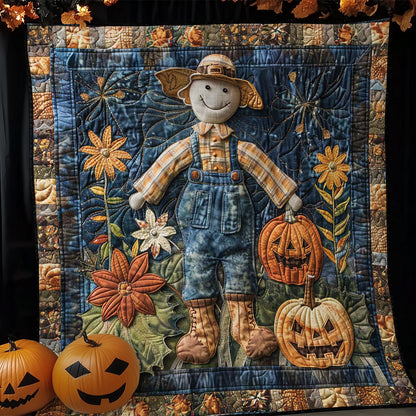 Scarecrow Pumpkin Patch WN190837CL Quilt