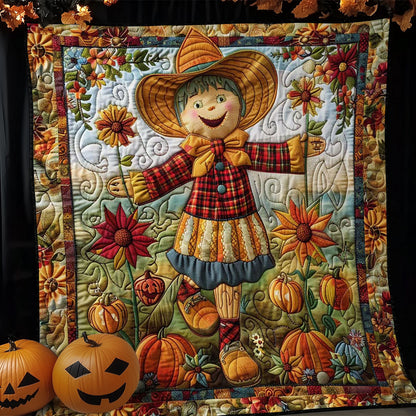 Scarecrow and the Pumpkin Moon WN1908043CL Quilt