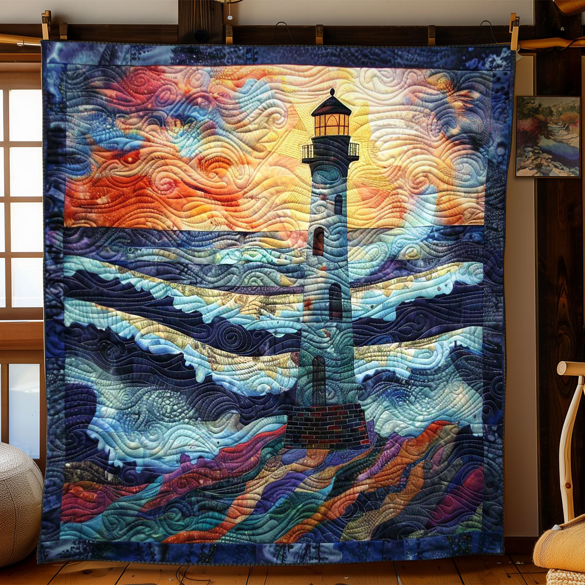 Seafarer's Beacon Throw WN1008057CL Quilt