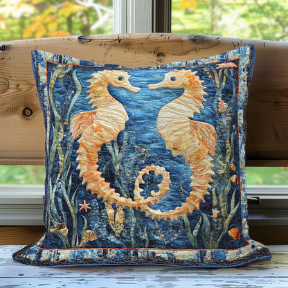 Seahorses WN0208092CL Quilt Pillow Case