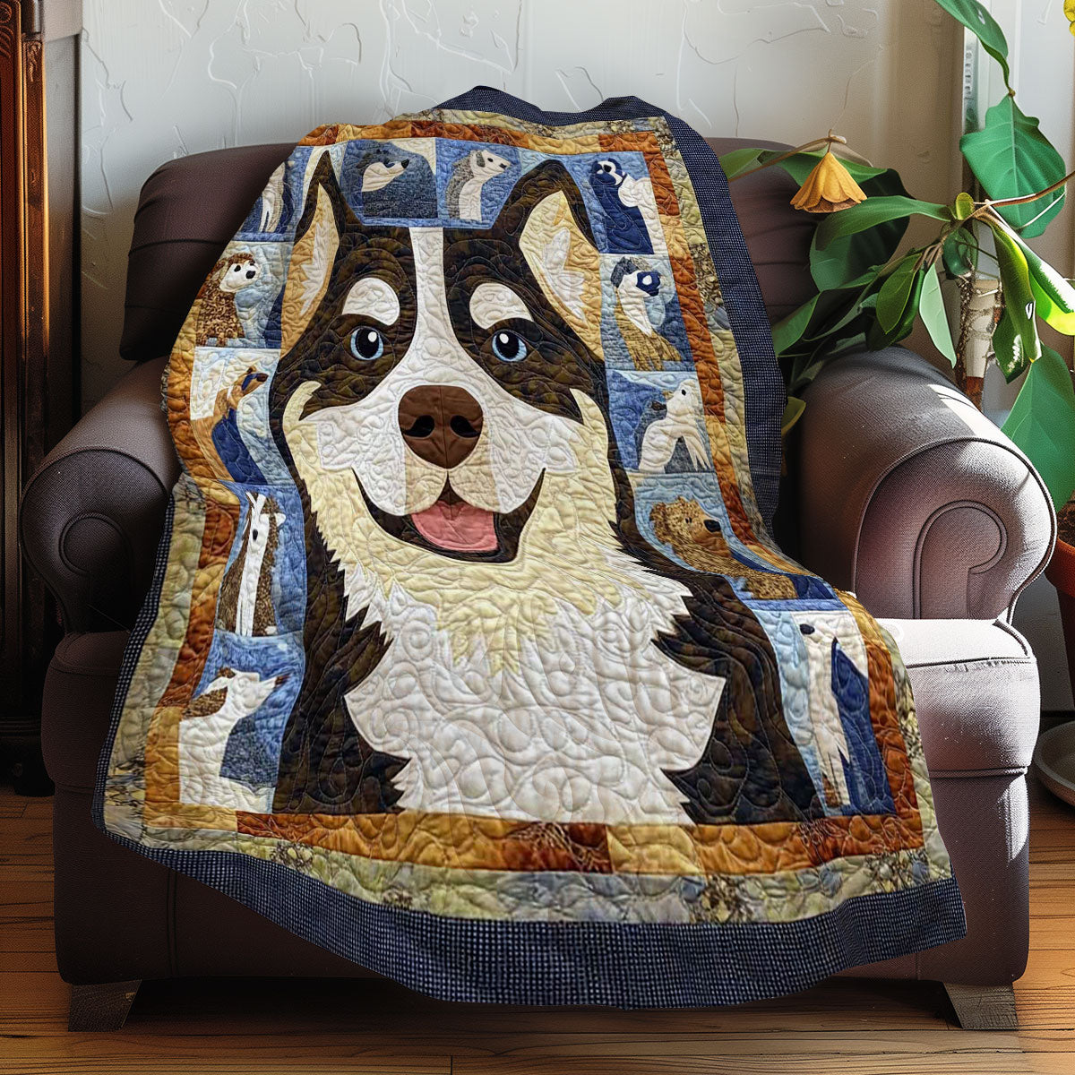 Siberian Husky Bliss WN0608052CL Quilt