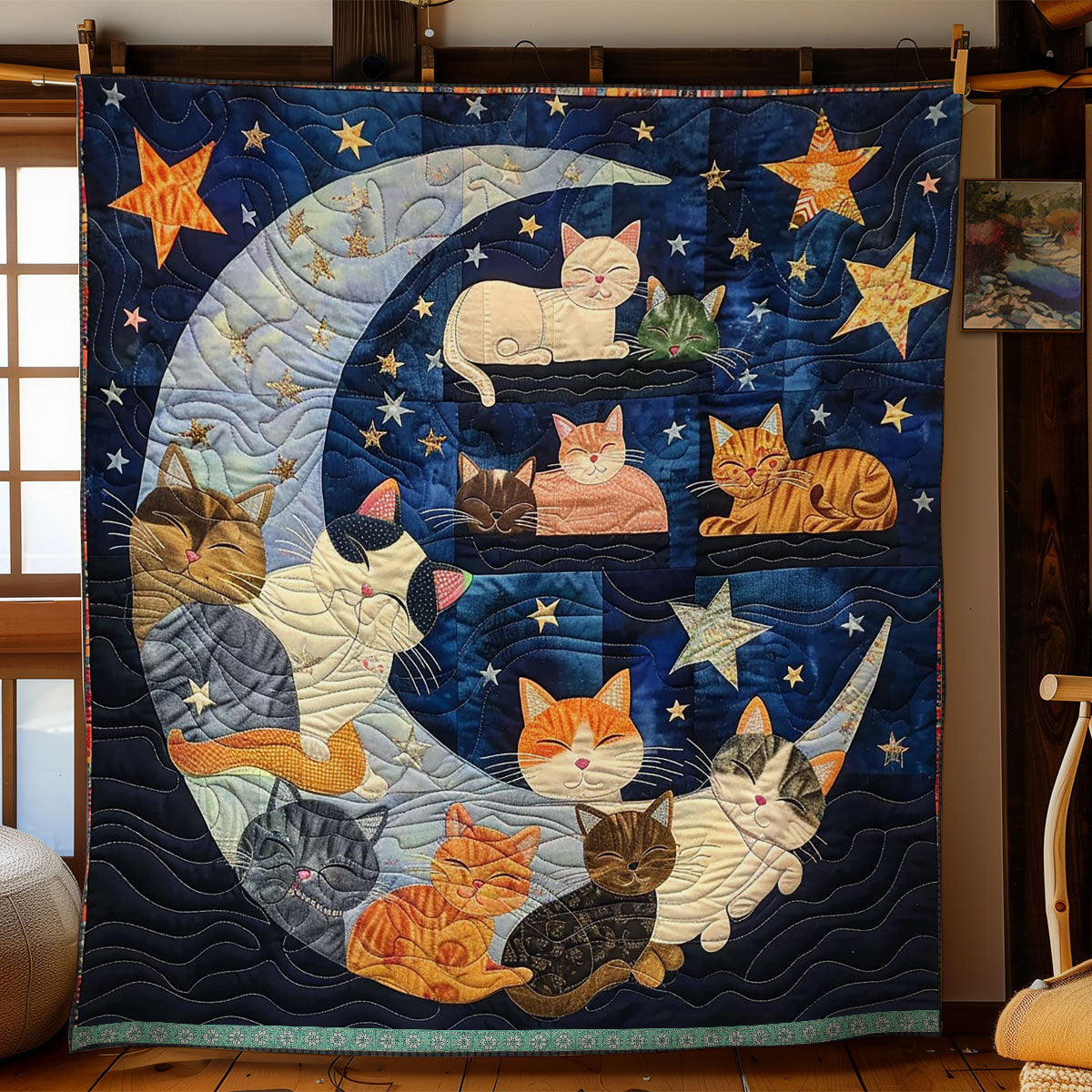 Sleeping Cats WN0909093CL Quilt