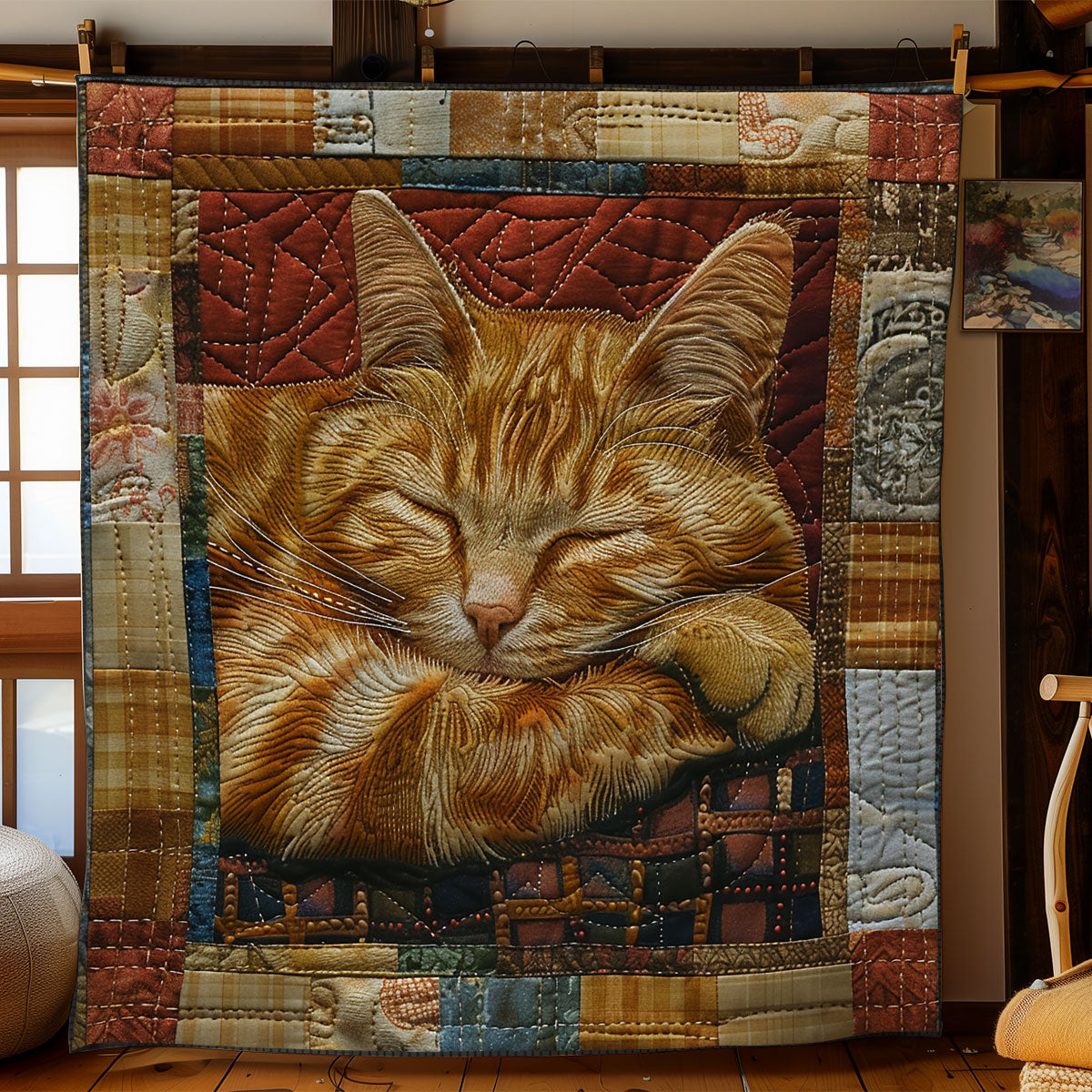 Sleepy Cat WN2208003CL Quilt