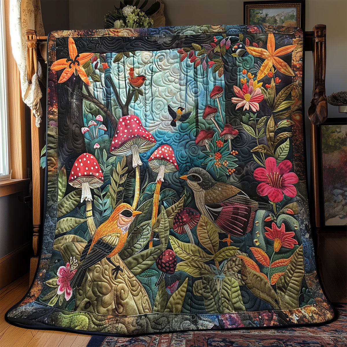 Small Birds WM2308074CL Quilt