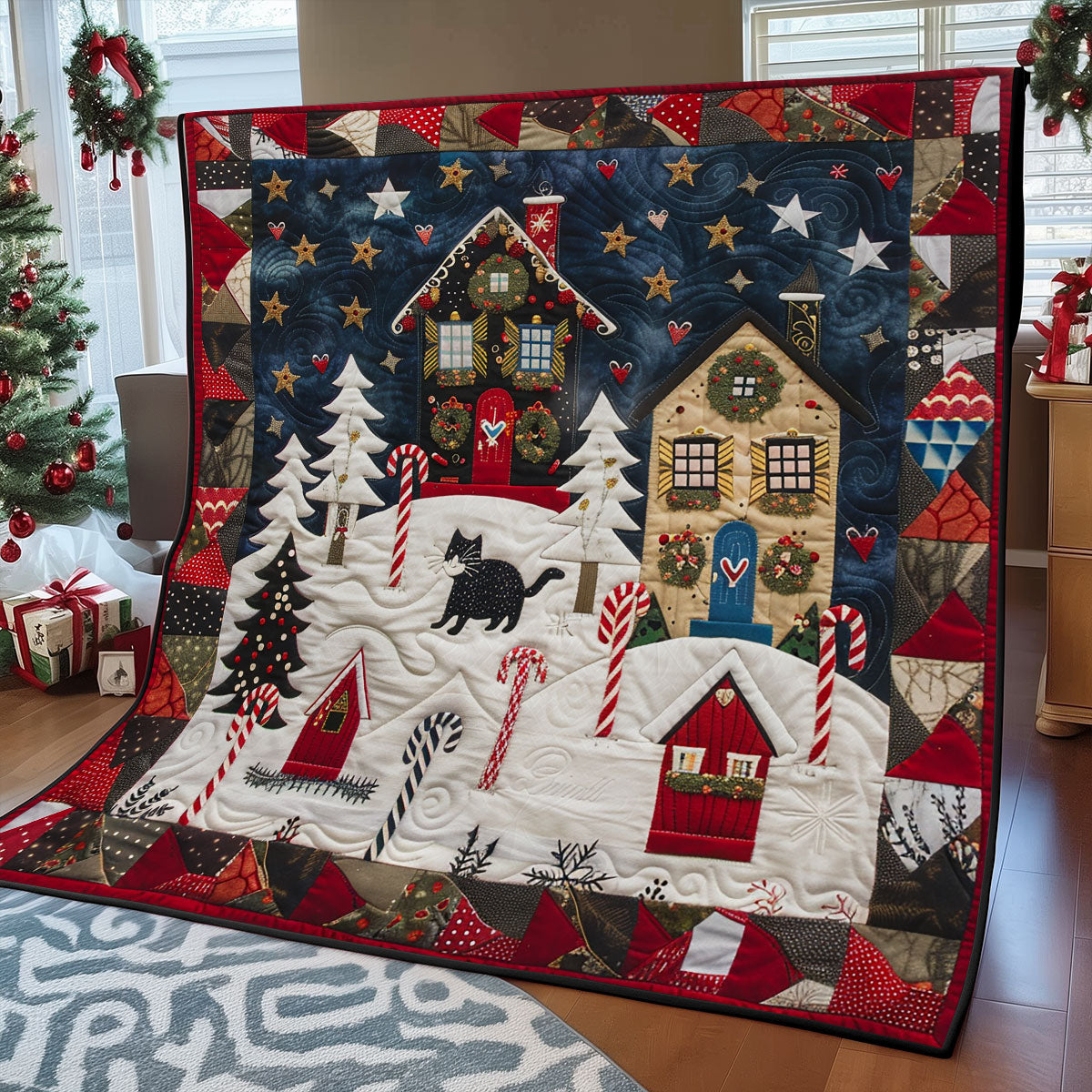 Snow Kitty SR1308006CL Quilt