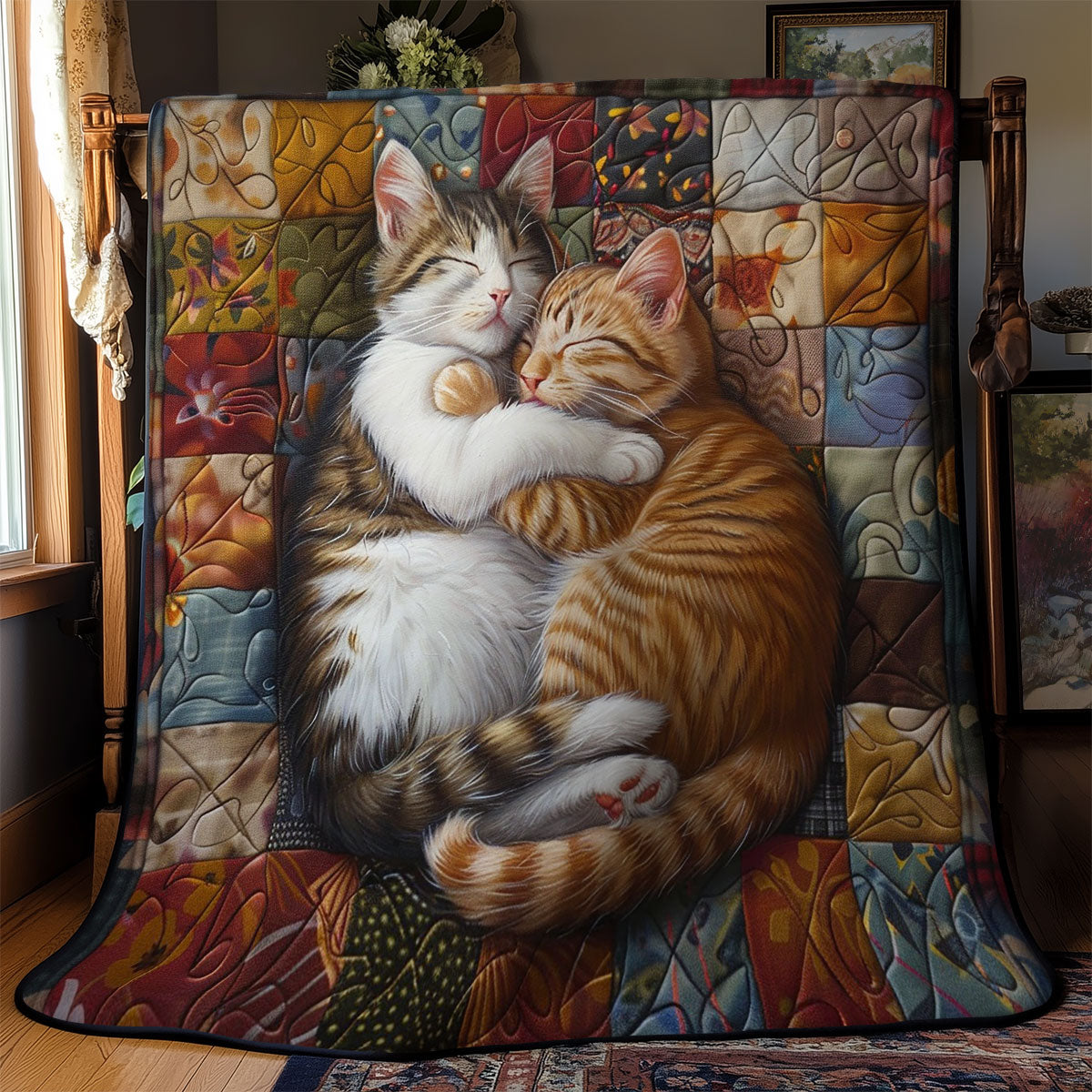 Snugging Cat WM2808067CL Quilt