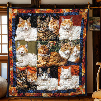 Snuggle Time Cats WN1508091CL Quilt