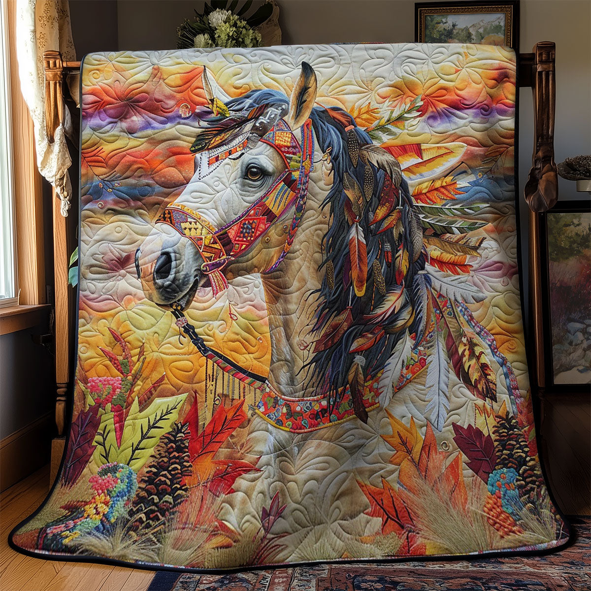 Softly Cloud Horse WM2308083CL Quilt