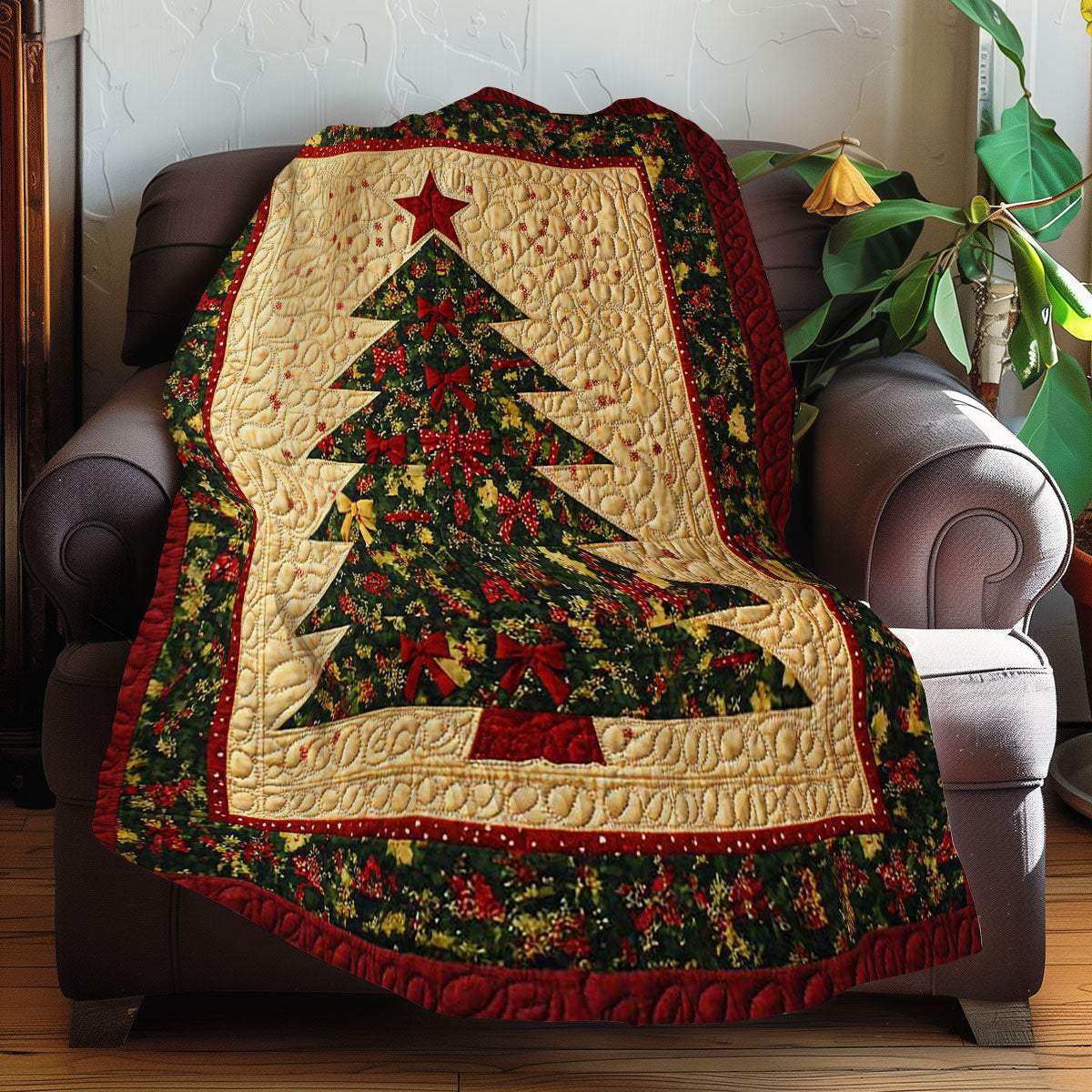 Sparkling Christmas Tree WN0308026CL Quilt