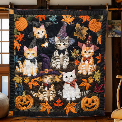 Spooky Cats Masquerade WN2408011CL Quilt