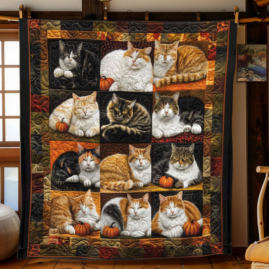 Spooky Halloween Cats WN1508113CL Quilt