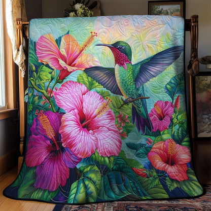 Spring Blooming Hummingbird WM2308048CL Quilt