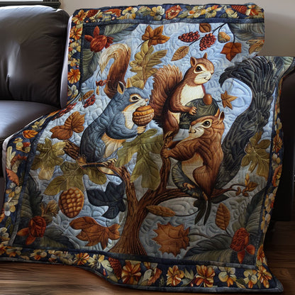 Squirrels And Acorns WM3107001CL Quilt