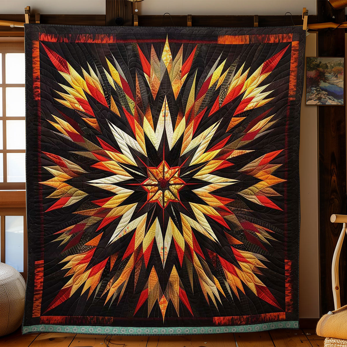 Star Native American WN1609068CL Quilt