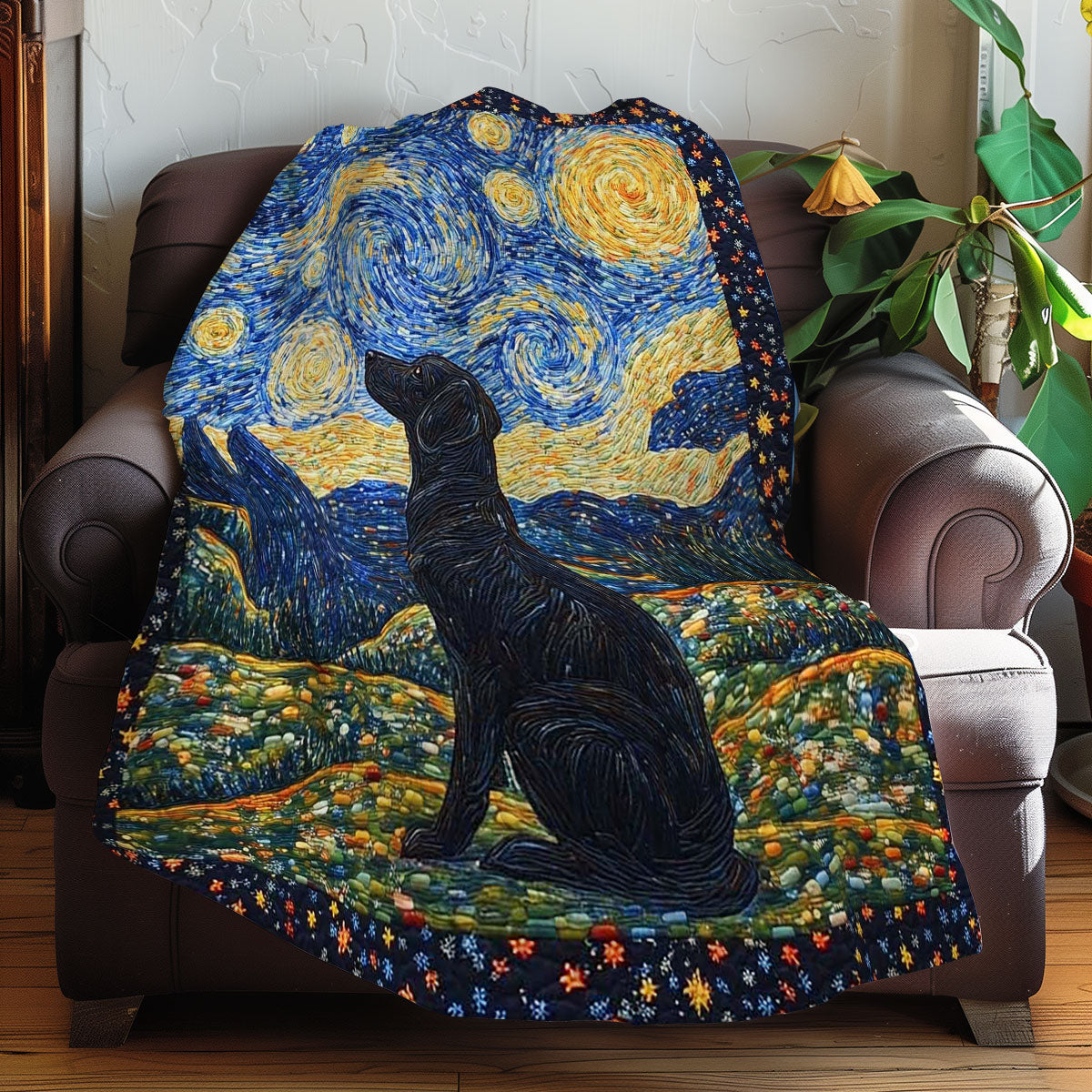Starry Sky And Dog WN0208035CL Quilt