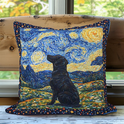 Starry Sky And Dog WN0208094CL Quilt Pillow Case