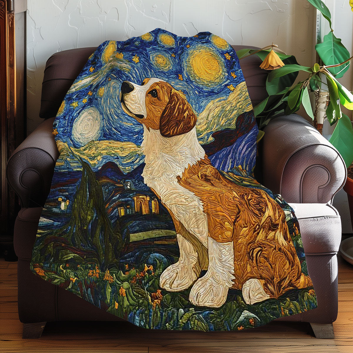 Starry Sky And Puppy WN0208037CL Quilt