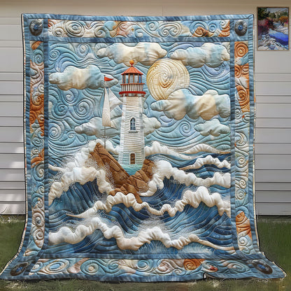 Stormy Lighthouse SR1308031CL Quilt