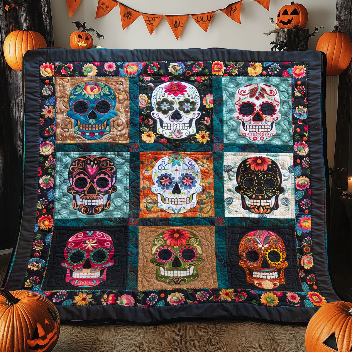 Sugar Skull Magic SR0908045CL Quilt