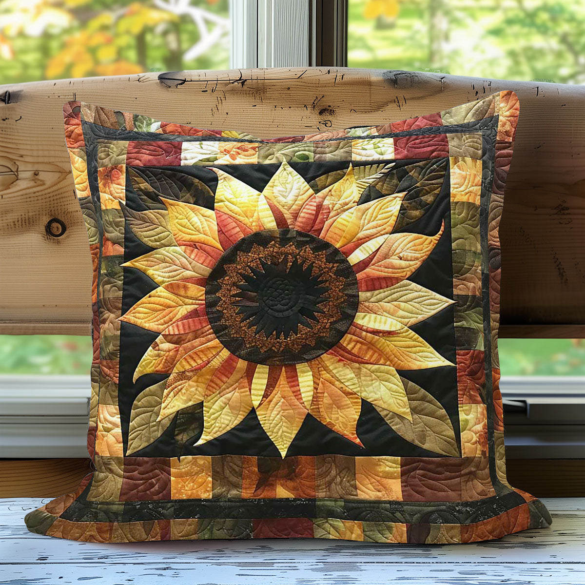 Sunflower Delight WN2607063CL Quilt Pillow Case