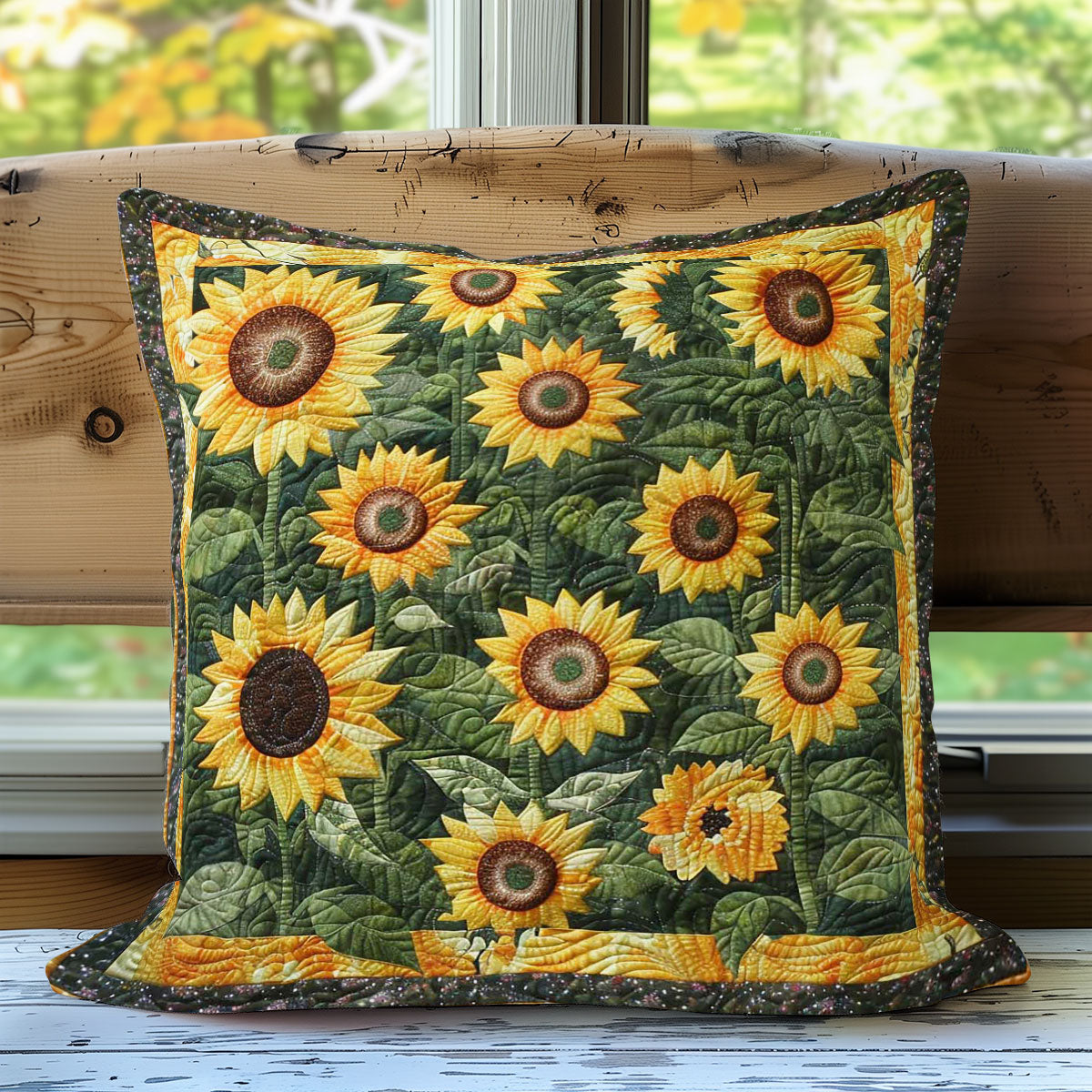 Sunflower Garden WN3007086CL Quilt Pillow Case