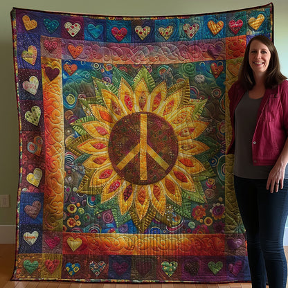 Sunflower Hippie WM2907001CL Quilt