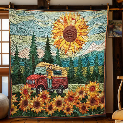 Sunflower Roadtrip WN1008029CL Quilt