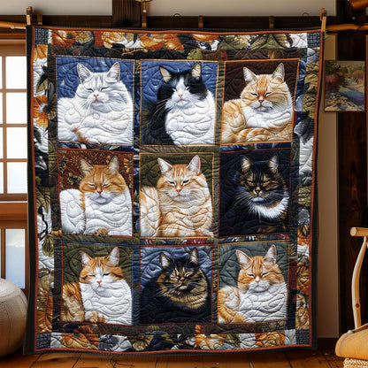 Sweet Slumbers Cats WN1508089CL Quilt