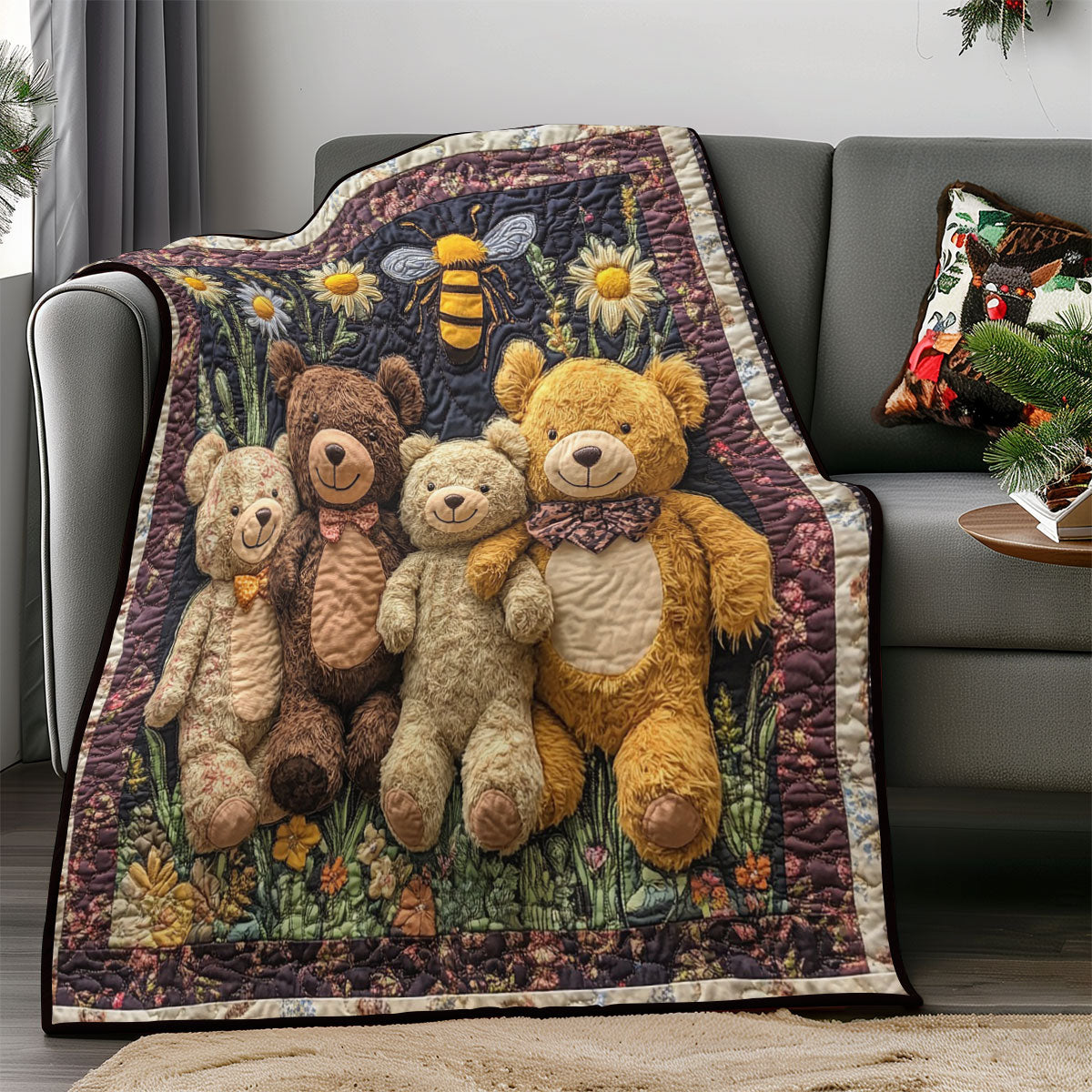 Teddy Bear WM0208044CL Quilt