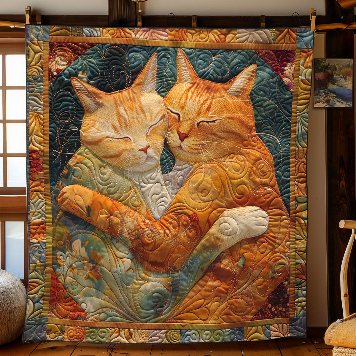 Tender Cats WN1508023CL Quilt