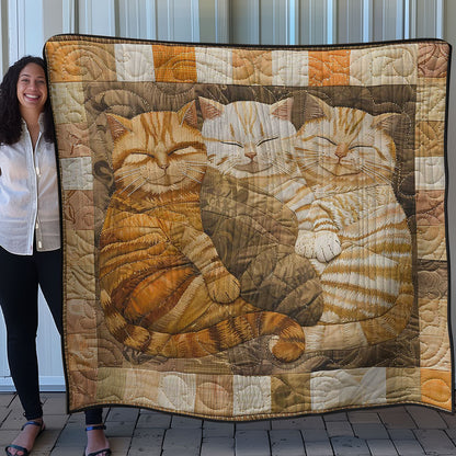 Three Cute Cats WN0908082CL Quilt