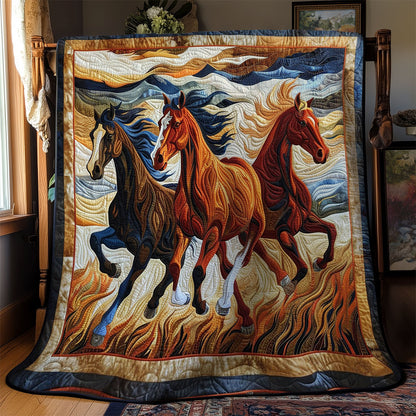 Three Horses WM0909022CL Quilt